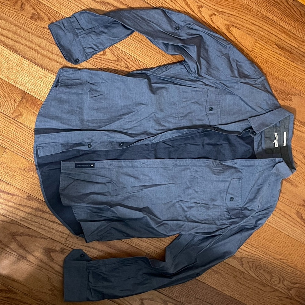 Calvin Klein Jeans Dark Blue Shirt Jacket